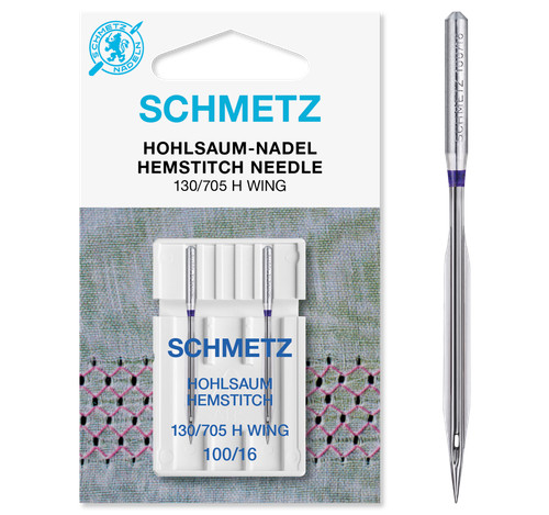 Schmetz hemstitch wing - hemstitch,