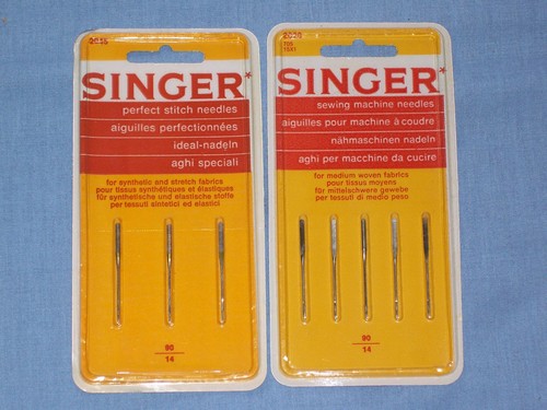 Singer sewing machine - machine, needles
